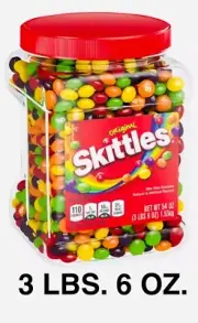 ✅ EW Skittles Original Chewy Candy Bulk Jar, 54 oz.‼️