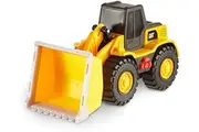 CAT Construction Toys, 10" Tough Machines Toy Front Loader With Lights Sounds, Realistic Lights Sounds + Rumbling Action, Ages 3+