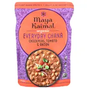 Maya Kaimal, Organic Everyday Chana, Chickpeas, Tomato & Onion, Mild, 10 oz (284 g)