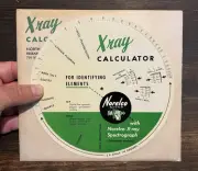 Vintage 1953 North American Philips Co X-Ray Calculator Circular Original Mailer