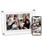 10.1-inch Acrylic Digital Picture Frame, WiFi Digital Photo Frame with High-R...