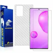 ArmorSuit Samsung Galaxy Note 20 (2020) Screen Protector + White Carbon Skin USA
