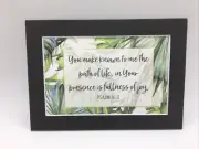 New Handmade 5x7 (Matted 4x6) Religious Scripture Inspirational Free Ship 191