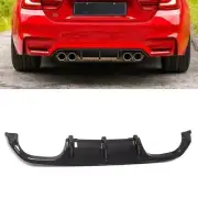 Real Carbon Fiber Rear Diffuser Cover Trim MP Style For 2015-2019 BMW F80 M3 M4 (for: BMW)
