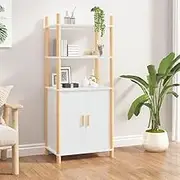 Highboard White 60x40x141 cm Engineered Wood,Buffets & Sideboards 25KG-345693