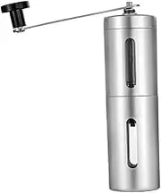 VINTORKY Manual Bean Grinder Stainless Steel Ceramic Core Hand Crank Coffee Maker No Heat No Odor Portable for Home Office Travel