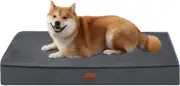 4" Thick Orthopedic Dog Bed for Large Dogs, Memory Foam Dog Bed with Lining and