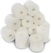 LTWHOME Compatible White Pre-Filter Foam Replacement for Oase BioMaster Filter, 45ppi (Pack of 12)