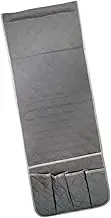 Sofa Armrest Organizer, Remote Control Holder for Recliner Couch, Arm Chair Organizer with 5 Pockets for Magazine, Phone, Gray