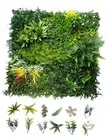 Grass Wall Panels 40"x40" Artificial Grass Wall Backdrop UV Protected Greenery