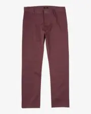New NWT RVCA Boys Weekday Straight Fit Stretch Pant OXR Medium Rise Size 22x23