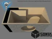 STAGE 1 - PORTED SUBWOOFER MDF ENCLOSURE FOR JL AUDIO 8W1V3 SUB BOX -1