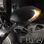 Lucifer LED side Mirrors DRL + indicator for Harley STREET GLIDE TRIKE