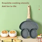 Baby Breakfast Pan Heart-shaped Maker Non-stick Omelette Mini Cooker for Pancake