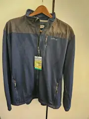 Orvis zip up Sweatshirt jacket men's adult Navy Blue - XL New With Tags