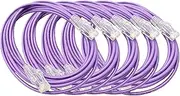3 Feet Cat6A Ultra Slim Patch (28AWG) Cable (Purple) 5-Pack (E09-003P-SL5)