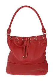 Suffolk Bucket Bag--ELM-SB001-RED
