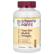SmartyPants, Teen Girl Multi & Omegas, Orange, Mixed Berry, and Lemon Lime, 120 Gummies
