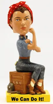Bobblehead Rosie the Riveter