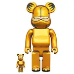 BE@RBRICK  GARFIELD GOLD CHROME VER. 100%+400% 加菲貓 現貨