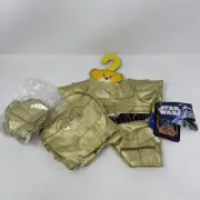 Build A Bear Star Wars C-3PO Outfit | new with tags