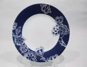 ❤️ Corelle Signature INDIGO BLOOMS 6.75" BREAD Appetizer PLATE Dark Blue Floral