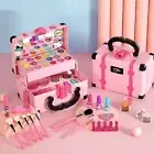 Girls Kids Makeup Kit Make Up Remover Real Washable Princess Set for Girls A