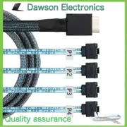 OCuLink PCI-Express SAS SFF-8611 4i to SATA 7P 90 Degree Adapter Cable 100CM 1M