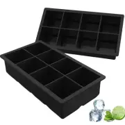 - Silicone Ice Cube Tray With Lid - 2Pack Ice Trays for Freezer With Lid - La...