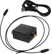 DOITOOL Portable Digital Audio Converter with Jack for Rv and Home Theater Optic to Analog Converter High-Fidelity Sound Quality Compatible with Tvs and