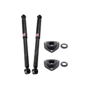Pair Front KYB Shock Absorbers + Strut Top Mount Kit for Nissan Pulsar N15 95-98