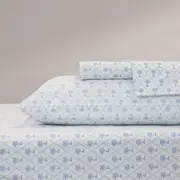 Tommy Bahama Diamond Palm Sheet Set Breeze Blue