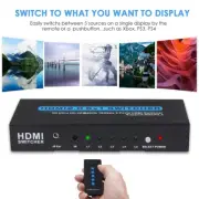 5 To 1 HDMI Splitter Selector Switch Ultra HD 4K@60Hz / 3D IR Remote Hub cable