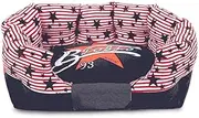 Pet Bed for Small Medium Dog Cat Plush Rectangle Nest Puppy Sleeping Bag Cushion/Pink/Five Sizes (Size : 75x50x29cm)