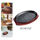Griddle Steak Frying Plate Vegetable Grill Pan Teppanyaki Grill Pan for