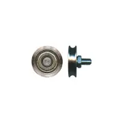 Rolltrak 35mm Stainless Steel Concave Roller With Threaded Stud