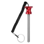 Weight Stack Pin 3/8" Dia 4.3" Locking Space Weight Stack Replacement, Red