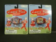2 Lunch Box Keychains TV Happy Days Thermos & Lunchbox + Get Smart NIP LOOK!