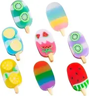 Toddmomy 2 Boxes Cute Ice Cream Shaped Erasers Mini Stationery and Safe for School Use Students