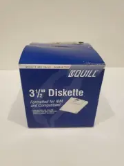 QUILL 3 1/2” Diskettes Formatted Double Sided High Density 1.44 MB (23 disks)