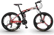MilkYa Three Knife Wheel Front and Rear Double-Absorbing Folding Mountain Bike