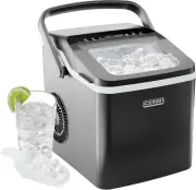 Dual-Size Ice Maker Countertop - Portable Ice Machine, Large and Small Ice Machi