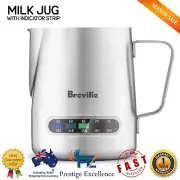 Breville Stainless Steel Milk Frothing Jug Thermal 480mL Espresso Coffee Frother