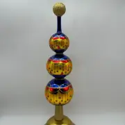 2012 Christopher Radko Mission Ball Finial 15" Tree Topper 1015877