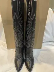 STEVE MADDEN LASSO Boots Black Multi New, Size 7.5 Women’s