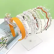1 Pcs Acracelet Clear Display Stand Hair Accessories Organizer Jewelry Clasp Bangles Storage Rack Hairband Hair H
