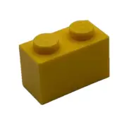 Lego 3004 Yellow Brick 1 x 2 Element 300424 4613966