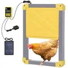 Solar-Powered Automatic Chicken Coop Door - Weatherproof & Predator-Resistant...