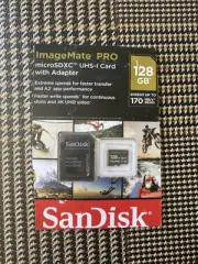UNOPENED SanDisk Image Mate Pro SD Card 128gb W/ Adapter