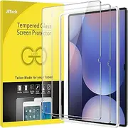 JETech Screen Protector for Samsung Galaxy Tab S10 Ultra/Tab S9 Ultra 14.6-Inch with Easy Installation Frame, Tempered Glass Film, HD Clear, 2-Pack